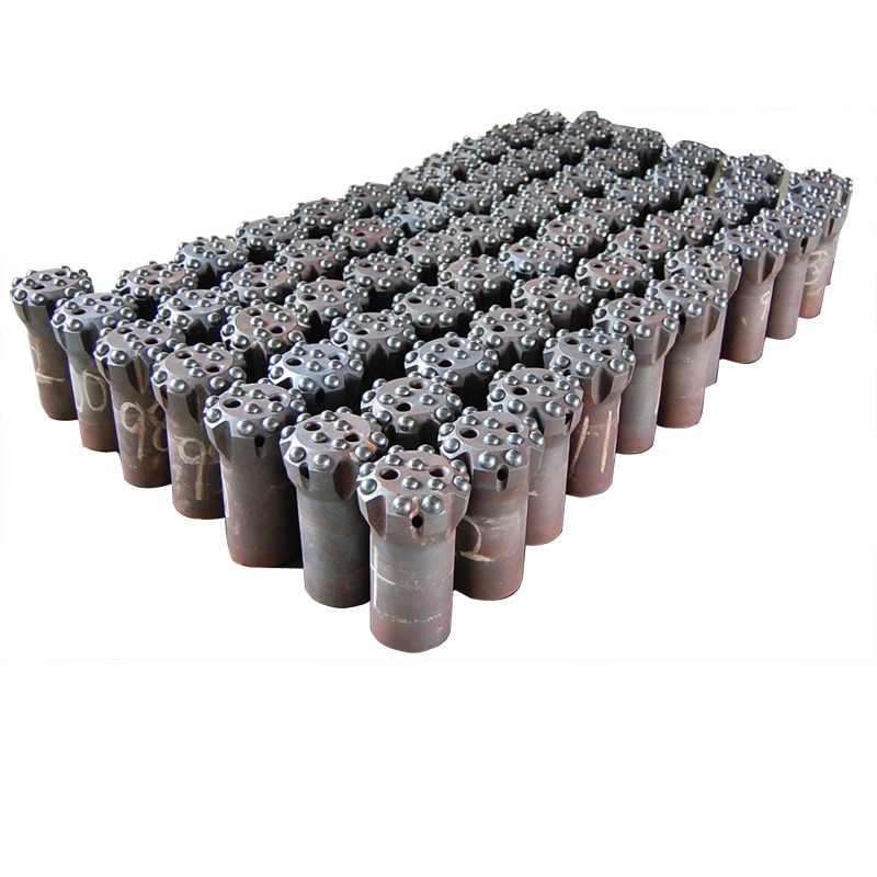 螺纹联接柱齿钎头 螺纹联接柱齿钎头